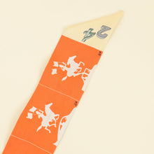 Hermes Orange Multicolor Parade Twilly