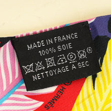 Hermes Multicolor Jaguar Quetzal Silk Twilly