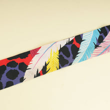 Hermes Multicolor Jaguar Quetzal Silk Twilly