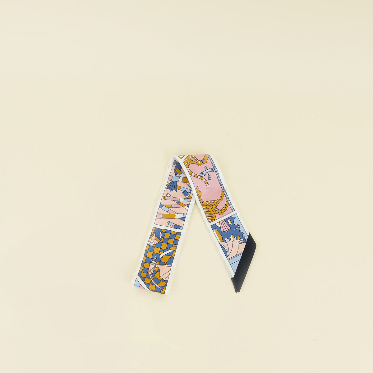 Hermes Tricolor Factory Suite Twilly