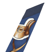 Hermes Bicolor Silk Jumping Twilly