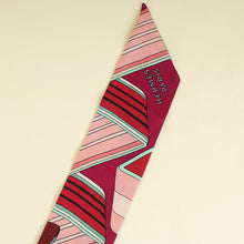 Hermes Multicolor Sangles En ZigZag Silk Twilly