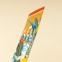 Hermes Tricolor La Danse Pacifique Silk Twilly