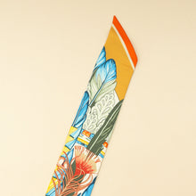 Hermes Tricolor La Danse Pacifique Silk Twilly