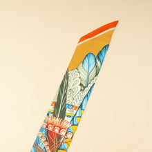 Hermes Tricolor La Danse Pacifique Silk Twilly