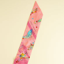 Hermes Bicolor Ex-Libris Les Parisie Silk Twilly