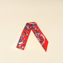 Hermes Tricolor La Folle Parade Silk Twilly