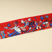 Hermes Tricolor La Folle Parade Silk Twilly