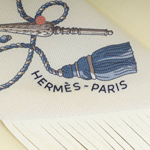 Hermes Multicolor Les Cles a Pois Leather Fringes Twilly