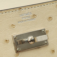 Hermes Parchemin Ostrich Kelly Wallet