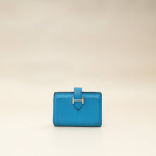Hermes Bleu Izmir Bearn Evercolor Wallet