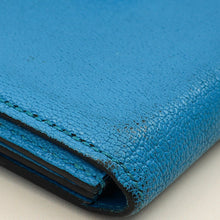 Hermes Bleu Izmir Bearn Evercolor Wallet