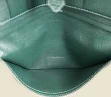 Hermes Vert Titien Bearn Matte Alligator Wallet