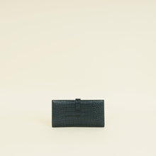 Hermes Vert Titien Bearn Matte Alligator Wallet