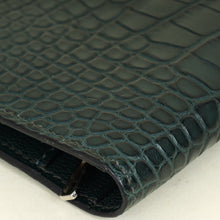 Hermes Vert Titien Bearn Matte Alligator Wallet