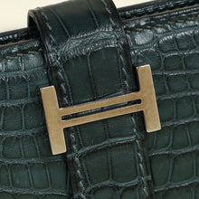 Hermes Vert Titien Bearn Matte Alligator Wallet