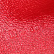 Hermes Rouge Grenate Mysore Goatskin Bearn Wallet