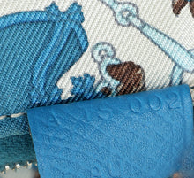 Hermes Bleu Zanzibar Silk'In Classique Long Wallet