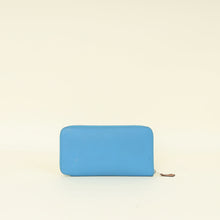 Hermes Bleu Zanzibar Silk'In Classique Long Wallet