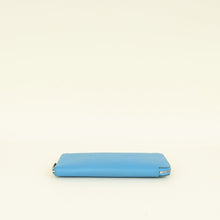 Hermes Bleu Zanzibar Silk'In Classique Long Wallet
