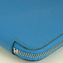 Hermes Bleu Zanzibar Silk'In Classique Long Wallet