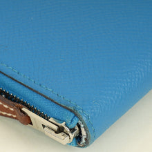 Hermes Bleu Zanzibar Silk'In Classique Long Wallet
