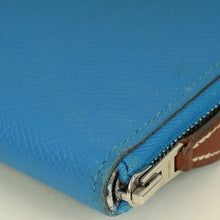 Hermes Bleu Zanzibar Silk'In Classique Long Wallet