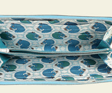 Hermes Bleu Zanzibar Silk'In Classique Long Wallet