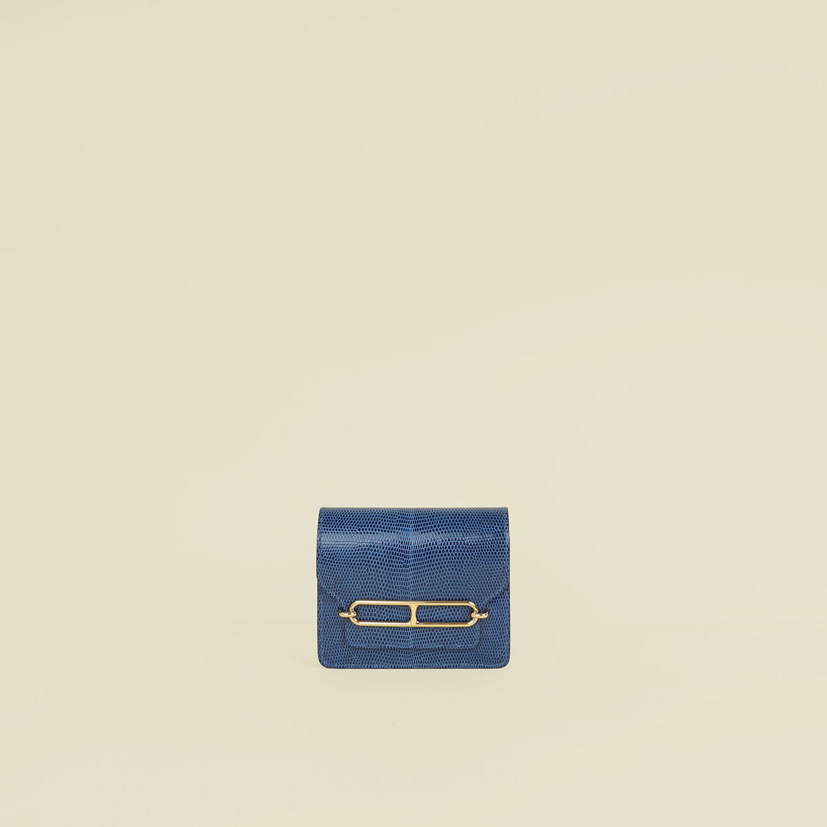 Hermes Blue Saphire Roulis Slim Wallet