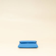 Hermes Bleu Hydra Mysore Goatskin Bastia Change Purse
