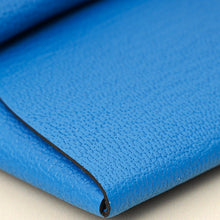 Hermes Bleu Hydra Mysore Goatskin Bastia Change Purse