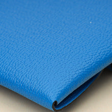 Hermes Bleu Hydra Mysore Goatskin Bastia Change Purse