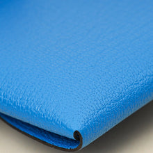 Hermes Bleu Hydra Mysore Goatskin Bastia Change Purse