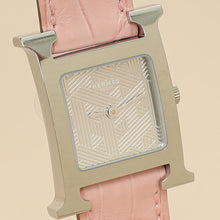 Hermes Stainless Steel Heure H 21mm Small Model Quartz Watch
