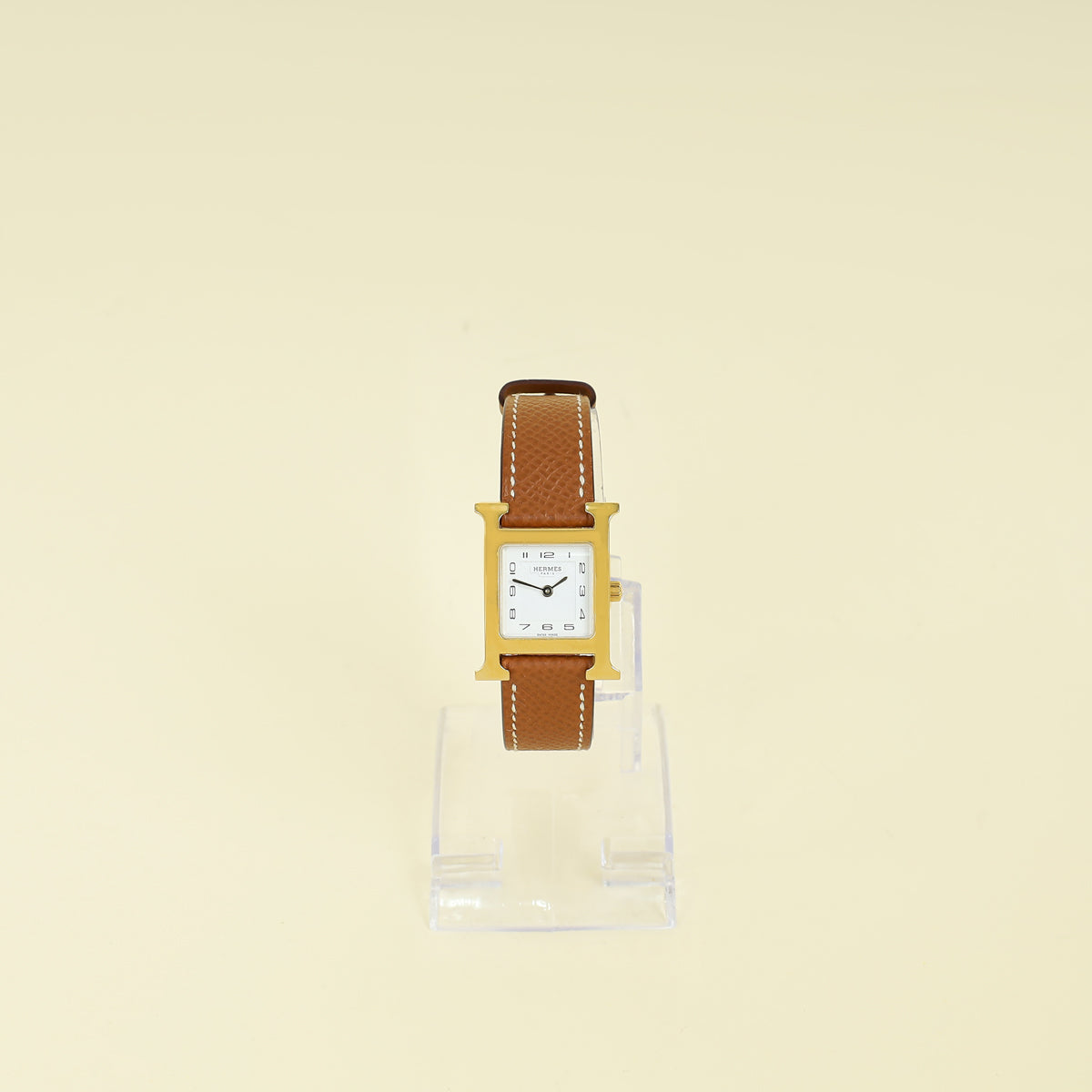 Hermes Stainless Steel Heure H 25 mm Watch, Small Model