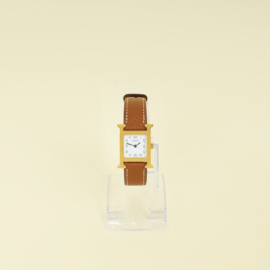 Hermes Stainless Steel Heure H 25 mm Watch, Small Model