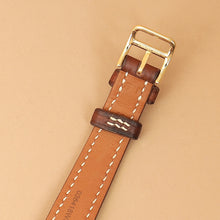 Hermes Yellow Gold Plated Heure H Mini Model 21mm Quartz Watch