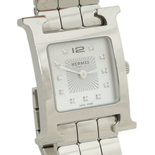 Hermes Stainless Steel Heure H 21mm Mini Model Quartz Watch