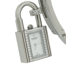 Hermes Stainless Steel MOP Diamond Mini Model, 16mm Quartz Kelly Watch