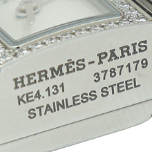 Hermes Stainless Steel MOP Diamond Mini Model, 16mm Quartz Kelly Watch