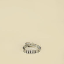 Hermes Stainless Steel Diamond Kelly Quartz Watch Mini Model