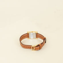 Hermes Yellow-Gold Plated Stainless Steel Mini Heure H Quartz Watch