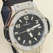 Hublot Stainless Steel Diamond Big Bang Quartz 38mm Watch
