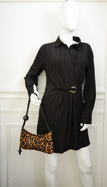 Jacquemus Leopard Print Brown Le Bisou Perle Bag