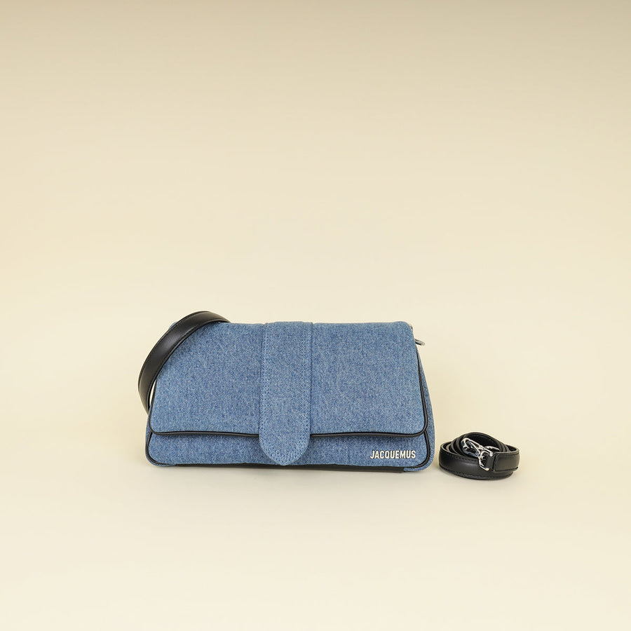 Jacquemus Bicolor Le Bambimou Denim Padded Bag