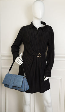 Jacquemus Bicolor Le Bambimou Denim Padded Bag