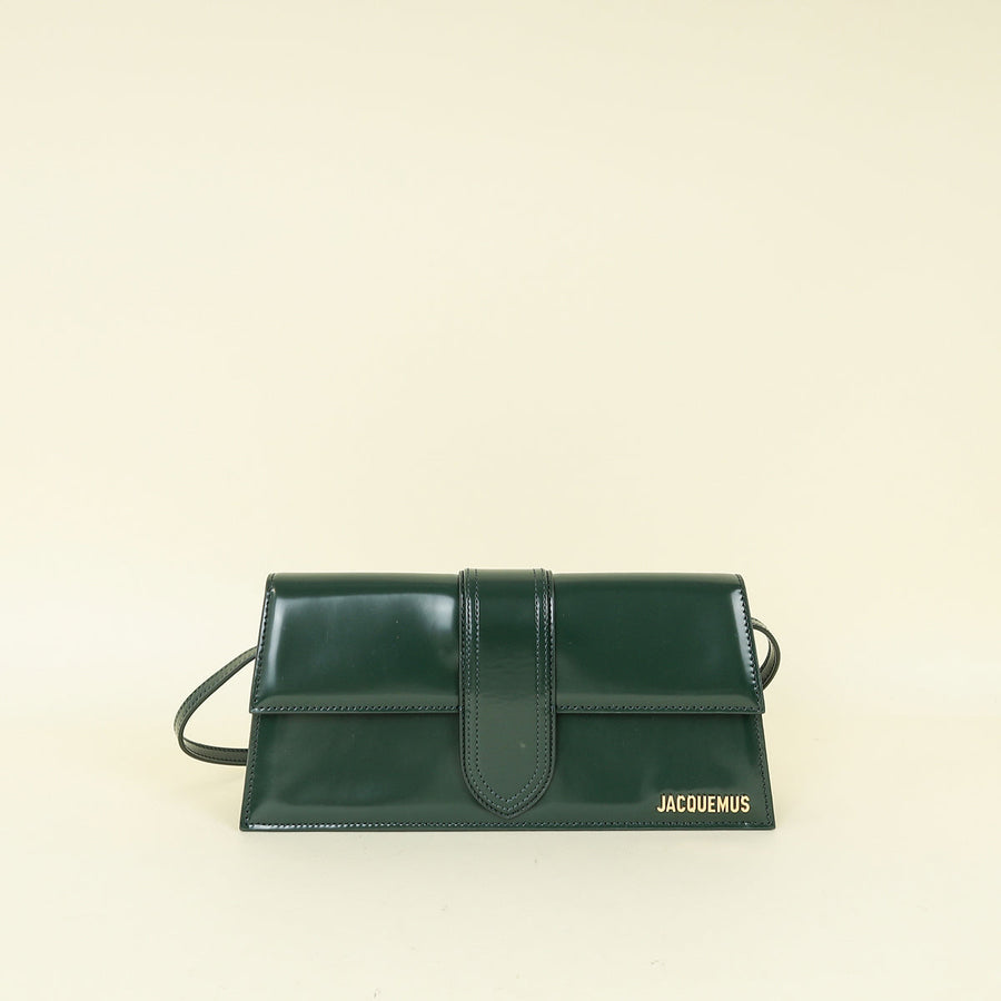 Jacquemus Emerald Green Les Classiques The Long Bambino Bag