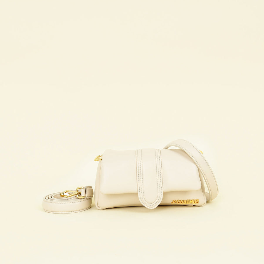 Jacquemus Ivory Les Classiques Bambimou Puffed Flap Bag