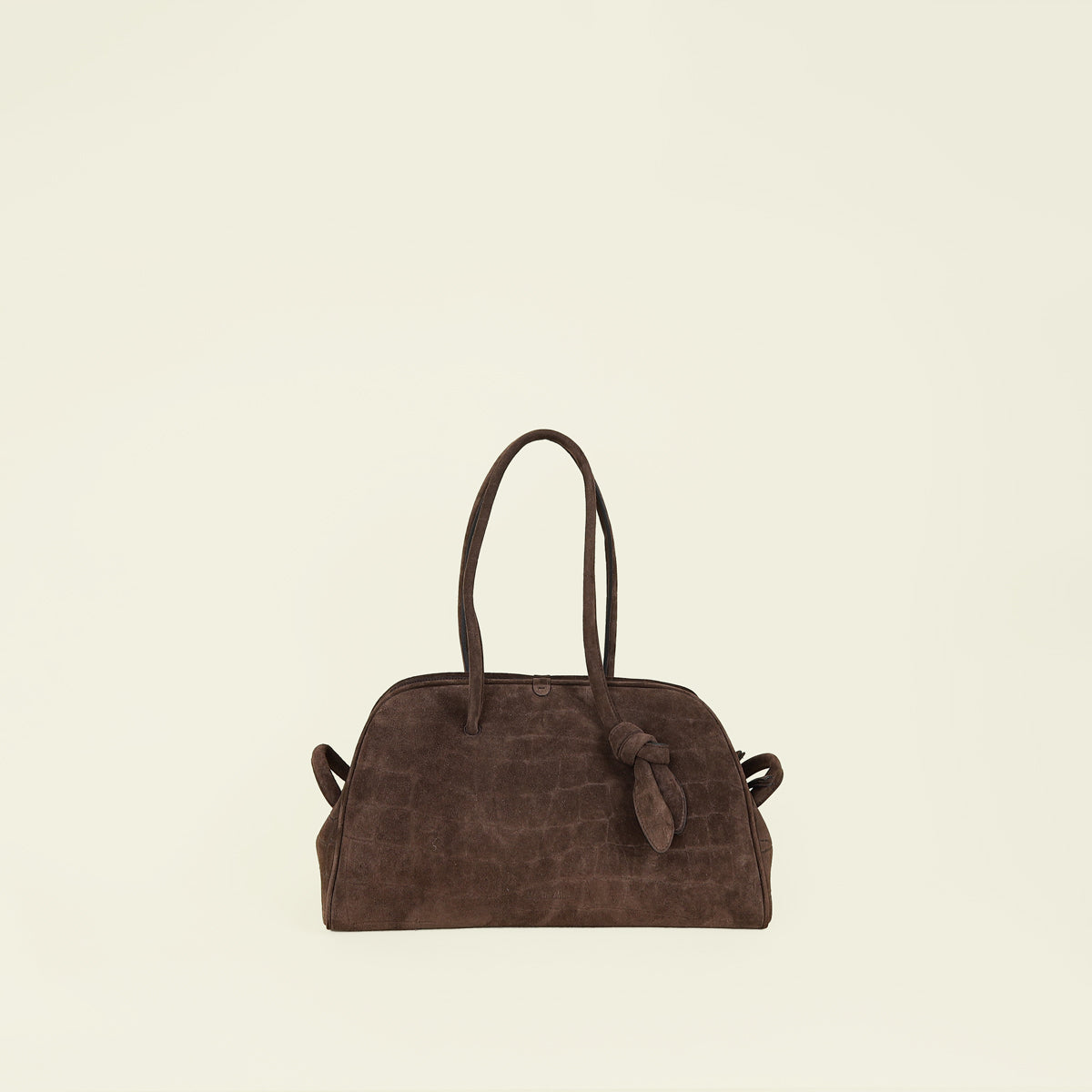 Jacquemus Dark Brown The Turismo La Croisiere Soft Bowling Bag