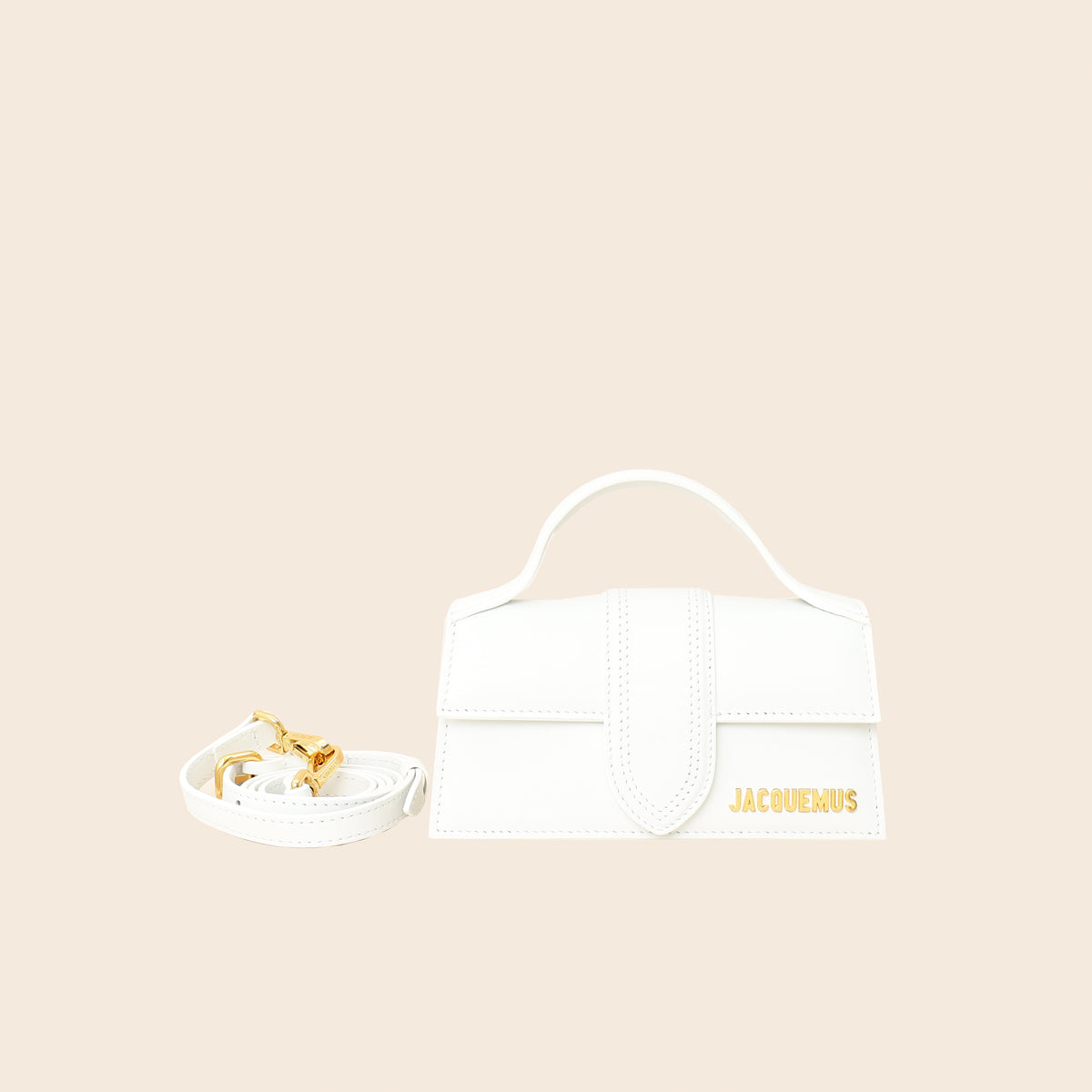 Jacquemus White Les Classiques The Bambino Bag